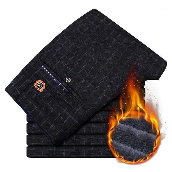 winter men's thick warm casual pants 2020 classic style business office black straight fleece stretch trousers male brand1
winter men's thick warm casual pants 2020 classic style business office black straight fleece stretch trousers male brand1