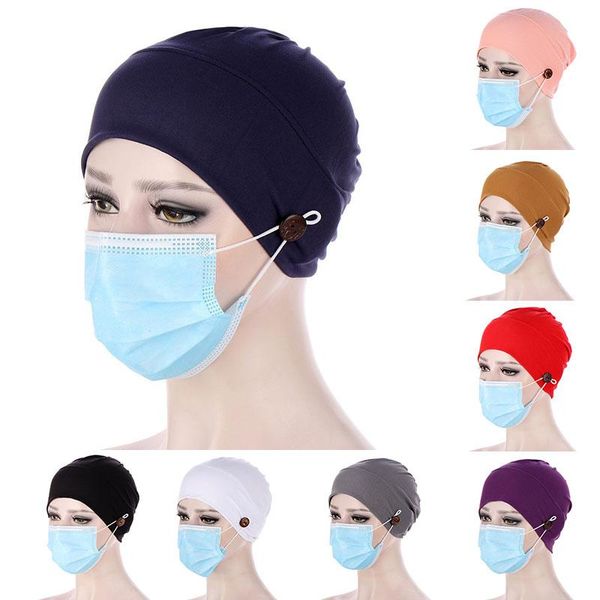 beanie/skull caps casual women turban head wrap hat with button headwear headscarf bonnet inner hijabs cap muslim hijab chemo hats turbantes, Blue;gray
beanie/skull caps casual women turban head wrap hat with button headwear headscarf bonnet inner hijabs cap muslim hijab chemo hats turbantes, Blue;gray