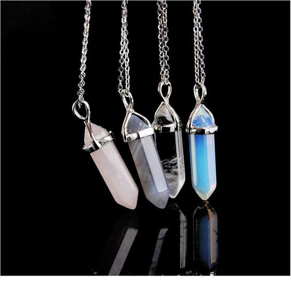 natural real aventurine opal tiger eye rose stone pendant necklace chain hexagonal crystal quartz necklac qylayf, Black
natural real aventurine opal tiger eye rose stone pendant necklace chain hexagonal crystal quartz necklac qylayf, Black