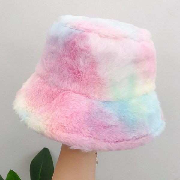 pink purple faux fur bucket hat for women girl fashion multicolor tie dye soft warm fishing cap fisherman gorros winter gifts, Blue;gray
pink purple faux fur bucket hat for women girl fashion multicolor tie dye soft warm fishing cap fisherman gorros winter gifts, Blue;gray