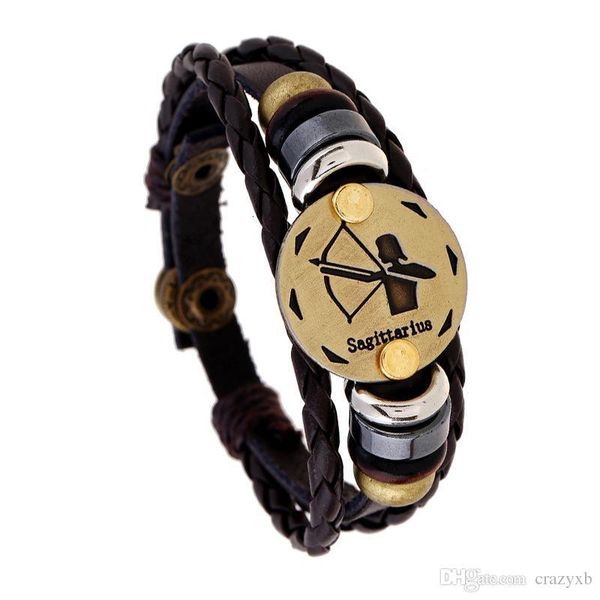 new jewelry 12 fashion constellations leather men casual personality zodiac signs punk bracelet xy160496
new jewelry 12 fashion constellations leather men casual personality zodiac signs punk bracelet xy160496