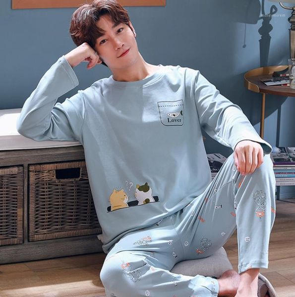 men's sleepwear men's pajamas spring and autumn cotton long-sleeved young cute cartoon home service winter suits1, Black;brown
men's sleepwear men's pajamas spring and autumn cotton long-sleeved young cute cartoon home service winter suits1, Black;brown