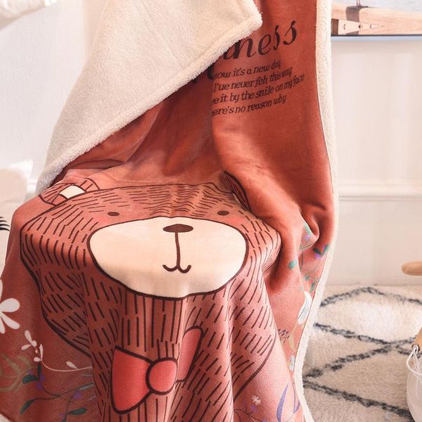 blankets 1 pc 100*140cm coral fleece flannel blanket winter kids room bed double thicken soft throw carton bear pattern for sofa
blankets 1 pc 100*140cm coral fleece flannel blanket winter kids room bed double thicken soft throw carton bear pattern for sofa