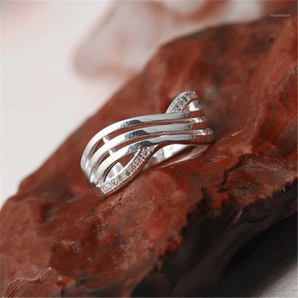 classic silver female ring personality charm simple zircon twisted opening hand jewelry to give gifts1, Slivery;golden
classic silver female ring personality charm simple zircon twisted opening hand jewelry to give gifts1, Slivery;golden