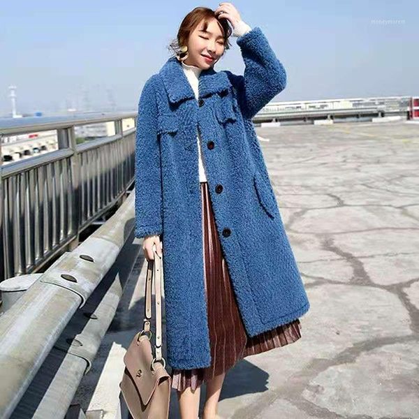 women's fur & faux thickened outdoor warm cotton-padded jacket imitation lamb one coat in long granular sheep shearling and cold1, Black
women's fur & faux thickened outdoor warm cotton-padded jacket imitation lamb one coat in long granular sheep shearling and cold1, Black