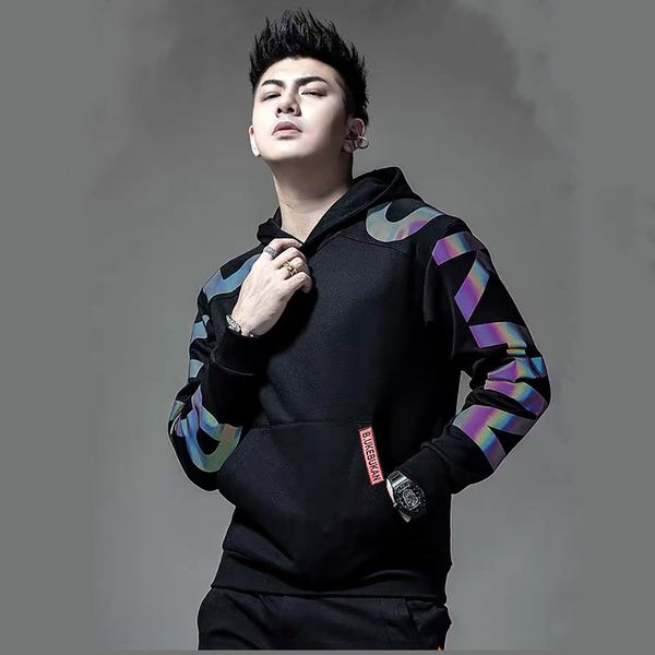 2021 with men's blouse reflective colored hoodie couple fall clothes new fashion man's jacket long sleeve male shirt 1yeu, Black;brown
2021 with men's blouse reflective colored hoodie couple fall clothes new fashion man's jacket long sleeve male shirt 1yeu, Black;brown