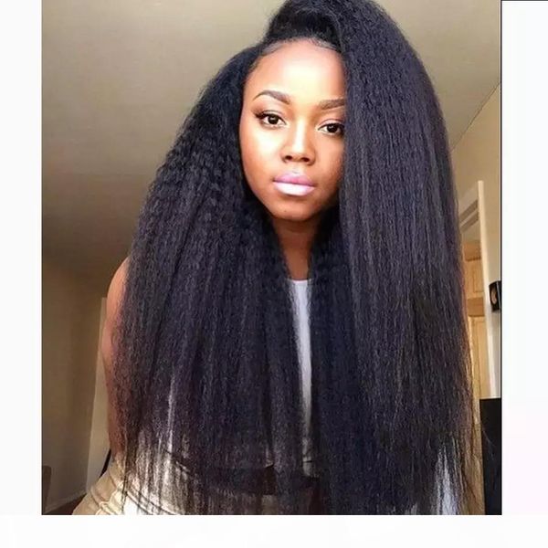 kinky straight full lace wig glueless with baby hair virgin brazilian glueless coarse italian yaki lace front human hair wigs for women, Black;brown
kinky straight full lace wig glueless with baby hair virgin brazilian glueless coarse italian yaki lace front human hair wigs for women, Black;brown