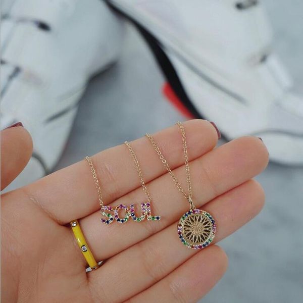chokers 2021fashion rainbow colorful cz initial necklace meaning letter soul word minimal jewelry for women girlfriend gift, Golden;silver
chokers 2021fashion rainbow colorful cz initial necklace meaning letter soul word minimal jewelry for women girlfriend gift, Golden;silver