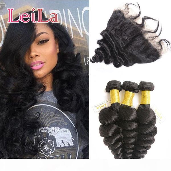 brazilian human virgin hair loose wave 3 bundles with lace frontal 13 x 4 closure 4 pieces lot hair wefts weave, Black;brown
brazilian human virgin hair loose wave 3 bundles with lace frontal 13 x 4 closure 4 pieces lot hair wefts weave, Black;brown