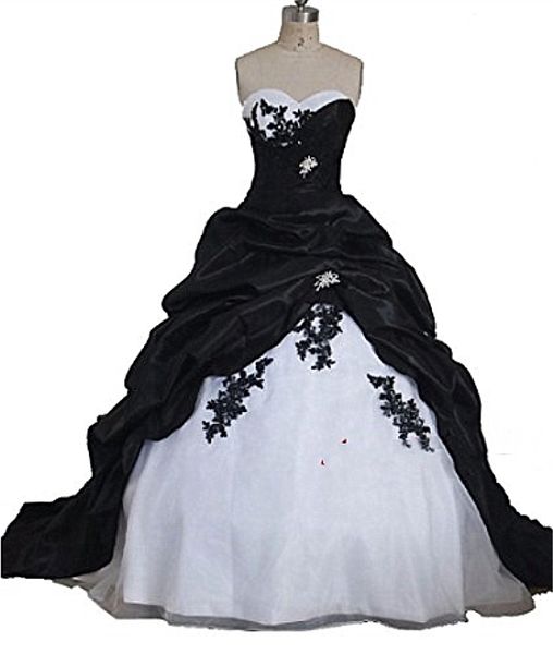 2021 vintage black and white wedding dresses sweetheart strapless ruched garden bridal formal dress plus size long retro gothic wedding gown
2021 vintage black and white wedding dresses sweetheart strapless ruched garden bridal formal dress plus size long retro gothic wedding gown