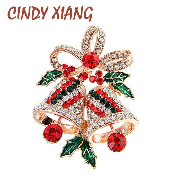 cindy xiang new arrival rhinestone christmas bell brooch red and green color brooches for women coat corsage new, Gray
cindy xiang new arrival rhinestone christmas bell brooch red and green color brooches for women coat corsage new, Gray