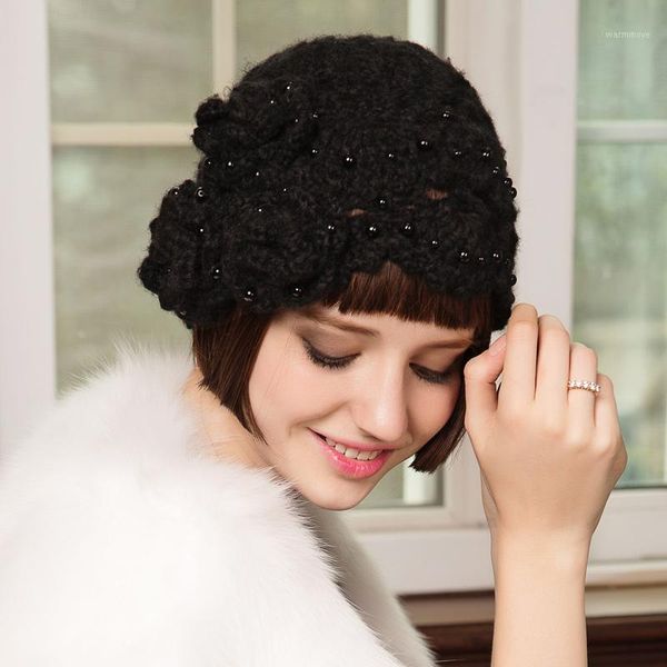X045 Adult Woolen Knitting Hat Hand Made Female Casual All-match Flower Beret Winter Fashion Woolen Cap Fashion Warm Knitted Hat1, Blue;gray
X045 Adult Woolen Knitting Hat Hand Made Female Casual All-match Flower Beret Winter Fashion Woolen Cap Fashion Warm Knitted Hat1, Blue;gray