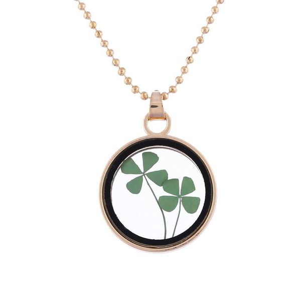 pendant necklaces round lockets with four-leaf clover pendants for women girls' gifts, Silver
pendant necklaces round lockets with four-leaf clover pendants for women girls' gifts, Silver