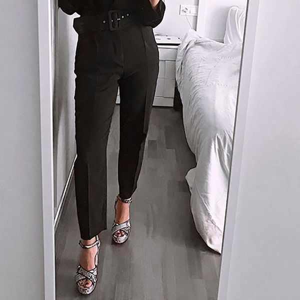 2021 fine spring fashion color hare new ladies loose with bandages splice women's pants 87lg, Black;white
2021 fine spring fashion color hare new ladies loose with bandages splice women's pants 87lg, Black;white