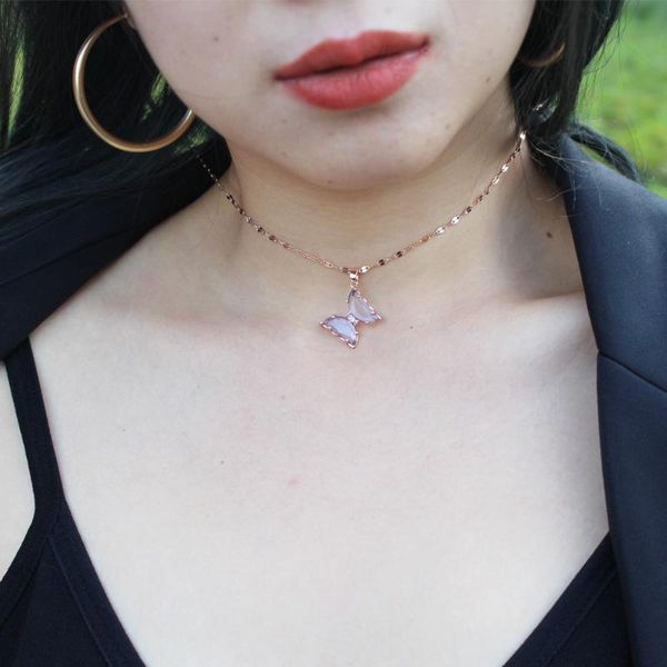 chokers cute kawaii crystal butterfly choker necklaces women trendy style rose gold stainless steel punk hip hop gothic necklace pendant, Golden;silver
chokers cute kawaii crystal butterfly choker necklaces women trendy style rose gold stainless steel punk hip hop gothic necklace pendant, Golden;silver