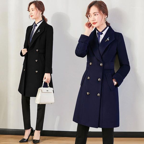 the new 2021 professional female in long cloth coat cultivate morality work clothes woman upset tooling coat in winter1, Black
the new 2021 professional female in long cloth coat cultivate morality work clothes woman upset tooling coat in winter1, Black