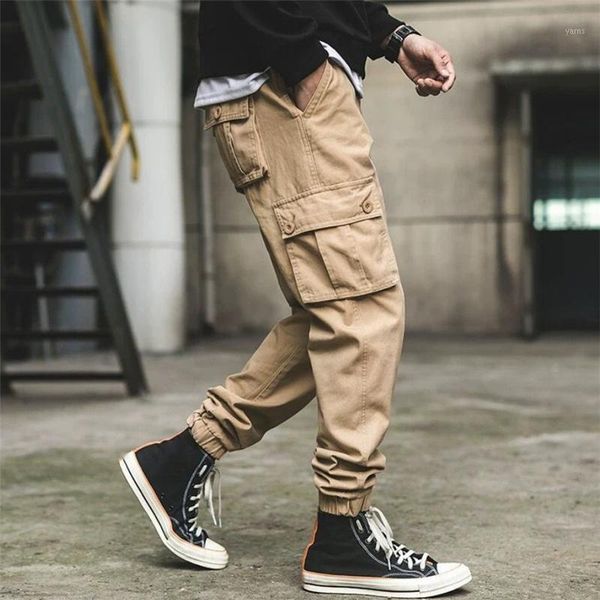 cargo pants men 2020 loose cotton overalls slacks elastic waist trendy male outdoor multi-pocket trousers pantalon cargo hommes1, Black
cargo pants men 2020 loose cotton overalls slacks elastic waist trendy male outdoor multi-pocket trousers pantalon cargo hommes1, Black