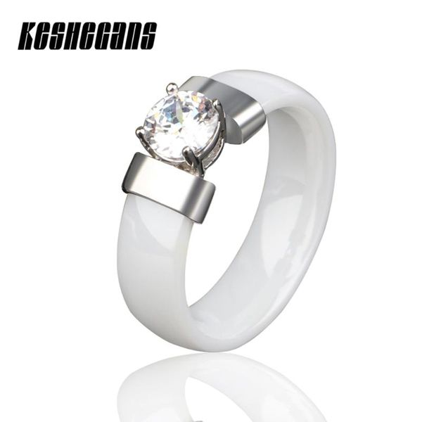 black white ceramic ring with crystal cubic zirconia 6mm wide for women lady wedding engagement fashion jewelry classic style, Slivery;golden
black white ceramic ring with crystal cubic zirconia 6mm wide for women lady wedding engagement fashion jewelry classic style, Slivery;golden