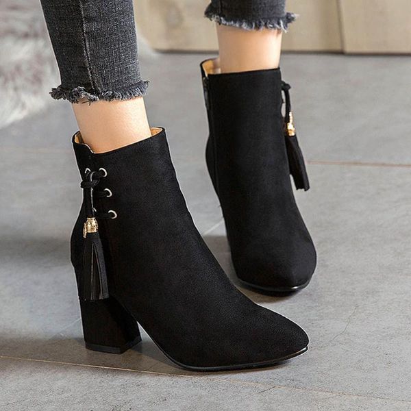 boots women's fashion pointed thick heel shoes waterproof platform high botas mujer invierno 2021 zapatos de, Black
boots women's fashion pointed thick heel shoes waterproof platform high botas mujer invierno 2021 zapatos de, Black