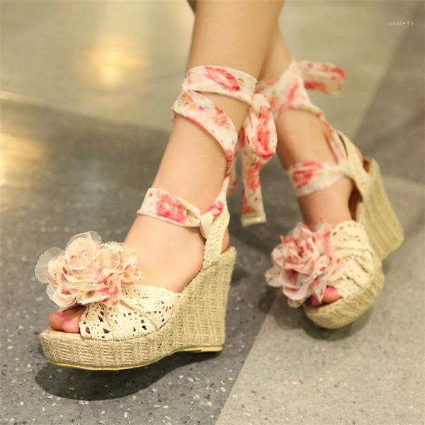 sandals pxelena sweet girls lace chiffon floral print strappy gladiator women peep toe wedge high heels bohemia beach1, Black
sandals pxelena sweet girls lace chiffon floral print strappy gladiator women peep toe wedge high heels bohemia beach1, Black