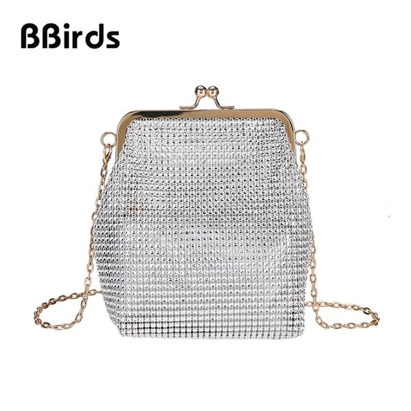 bbirds new 2 pieces diamond shoulder fashion chain women messenger clip mouth evening small bag female y201224
bbirds new 2 pieces diamond shoulder fashion chain women messenger clip mouth evening small bag female y201224
