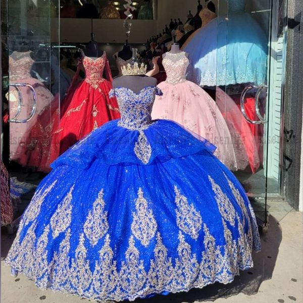 royal blue sweet 16 quinceanera birthday dresses bead lace off the shoulder masquerade party gowns vestidos de xv anos, Blue;red
royal blue sweet 16 quinceanera birthday dresses bead lace off the shoulder masquerade party gowns vestidos de xv anos, Blue;red