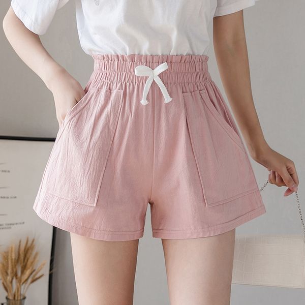 fashion women short summer high wais casual solid cotton line shorts for girls with bow drawstring plus size -4xlloose short t200701, White;black
fashion women short summer high wais casual solid cotton line shorts for girls with bow drawstring plus size -4xlloose short t200701, White;black