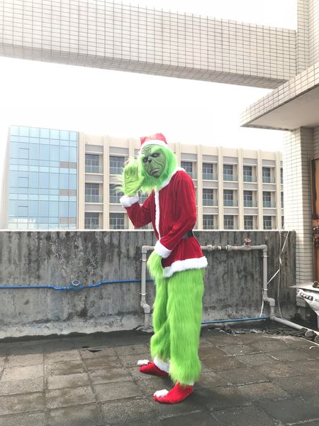 halloween christmas cosplay clothes santa geek green hairy grinch party performance costume xmas cosplay costumes
halloween christmas cosplay clothes santa geek green hairy grinch party performance costume xmas cosplay costumes