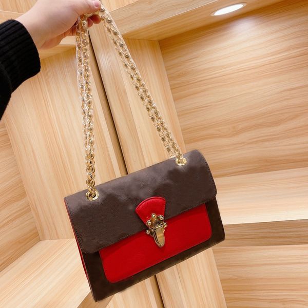 women design handbag purse sliding chain shoulder bag flower crossbody messenger bags patchwork color leather tote metal hasp flap bag walle
women design handbag purse sliding chain shoulder bag flower crossbody messenger bags patchwork color leather tote metal hasp flap bag walle