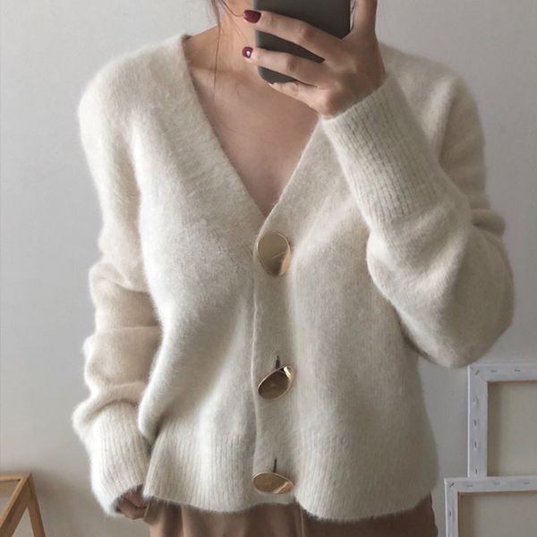 mulheres de l curta cardigan cashmere colheita camisola slida s inverno senhoras v pescoo jaqueta feminina solto casual roupas, White;black
mulheres de l curta cardigan cashmere colheita camisola slida s inverno senhoras v pescoo jaqueta feminina solto casual roupas, White;black