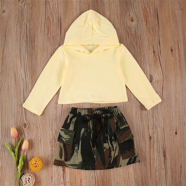 children spring autumn outfits 2pcs fashion set solid long sleeve hoodie camouflage elastic-waist skirt for girls 2020 newx1019, White
children spring autumn outfits 2pcs fashion set solid long sleeve hoodie camouflage elastic-waist skirt for girls 2020 newx1019, White