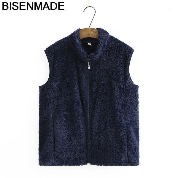 bisenmade oversize women's sleeveless vests autumn new loose velvet vest jacket1, Black;white
bisenmade oversize women's sleeveless vests autumn new loose velvet vest jacket1, Black;white