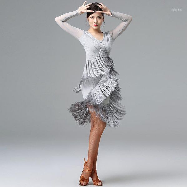 one-piece latin dance competition dresses women salsa samba sling dress finger gloves rhinestones sleeves girls fringes costume1, Black;red
one-piece latin dance competition dresses women salsa samba sling dress finger gloves rhinestones sleeves girls fringes costume1, Black;red