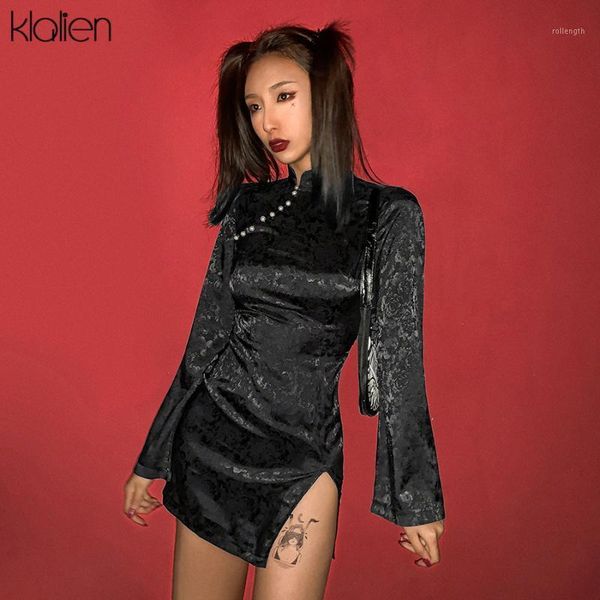 klalien japanese-style vintage black mini dress women simple elegant party new years dress fashion casual 2020 spring, Black;gray
klalien japanese-style vintage black mini dress women simple elegant party new years dress fashion casual 2020 spring, Black;gray
