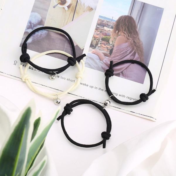 link black and white hand rope alloy magnet couple for women men lover bracelets fashion jewelry 1pairlink chain
link black and white hand rope alloy magnet couple for women men lover bracelets fashion jewelry 1pairlink chain
