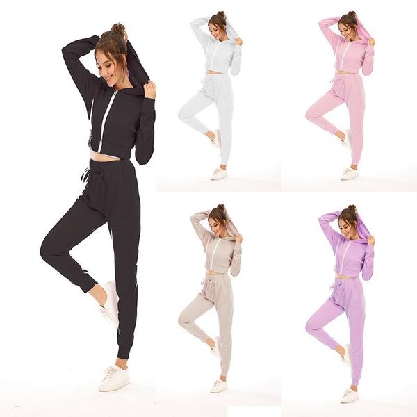 autumn women sports wear casual solid color two piece set coat and pants tracksuit sweatsuit outfits running set track suit, Gray
autumn women sports wear casual solid color two piece set coat and pants tracksuit sweatsuit outfits running set track suit, Gray