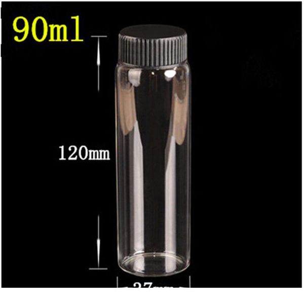 37*120*24mm 90ml glass bottles with plastic screw cap transparent empty glass gift bottles jars black lid 12pcs jllhwo
37*120*24mm 90ml glass bottles with plastic screw cap transparent empty glass gift bottles jars black lid 12pcs jllhwo