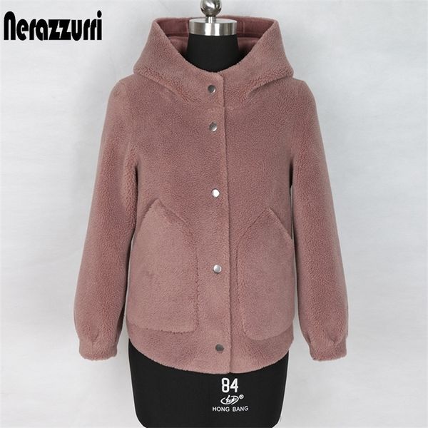 nerazzurri winter short faux fur coat women with hood plus size teddy coat woman furry fluffy teddy bear jacket crop 5xl 6xl 201212, Black
nerazzurri winter short faux fur coat women with hood plus size teddy coat woman furry fluffy teddy bear jacket crop 5xl 6xl 201212, Black