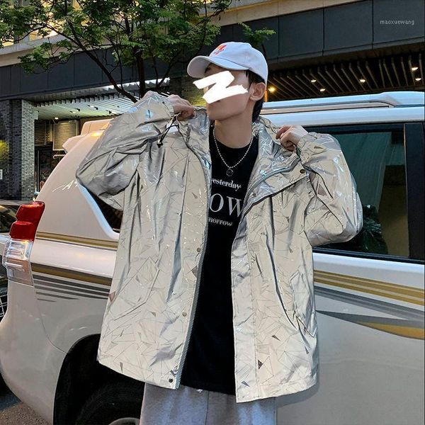 men's reflective oversized jackets streetwear men casual hooded coat 2020 autumn new men's hip hop fashion jackets1, Black;brown
men's reflective oversized jackets streetwear men casual hooded coat 2020 autumn new men's hip hop fashion jackets1, Black;brown