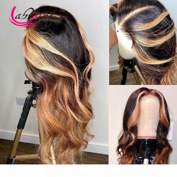 body wave hd transparent 13x6 lace frontal human hair wigs highlight honey blonde lace front wig bleach knots pre pluck glueless, Black;brown
body wave hd transparent 13x6 lace frontal human hair wigs highlight honey blonde lace front wig bleach knots pre pluck glueless, Black;brown