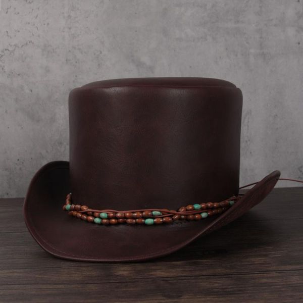 wide brim hats 3size women men leather hat president traditional fedoras magician steampunk cosplay party caps dropshiping 13cm, Blue;gray
wide brim hats 3size women men leather hat president traditional fedoras magician steampunk cosplay party caps dropshiping 13cm, Blue;gray