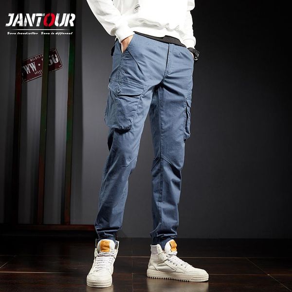 men's pants jantour cargo trousers multi pockets style tactical cotton men outdoor harem homme 8 colour, Black
men's pants jantour cargo trousers multi pockets style tactical cotton men outdoor harem homme 8 colour, Black