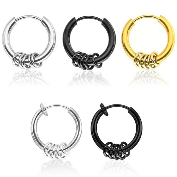 new circle studs earrings stainless steel punk earring for men boy hip-hop cool male jewelry, Golden;silver
new circle studs earrings stainless steel punk earring for men boy hip-hop cool male jewelry, Golden;silver