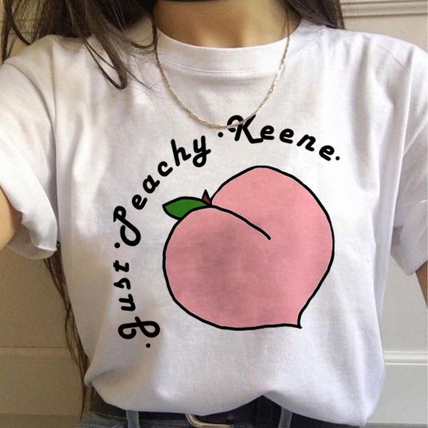 women t-shirt cartoon peach pattern print funny t-shirt women o-neck short sleeve casual cute tshirt female clothes, White
women t-shirt cartoon peach pattern print funny t-shirt women o-neck short sleeve casual cute tshirt female clothes, White