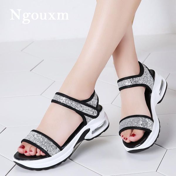 sandals ngouxm 2021 women summer shinny glitter flat hoop & loop fashion platform ladies flats, Black
sandals ngouxm 2021 women summer shinny glitter flat hoop & loop fashion platform ladies flats, Black