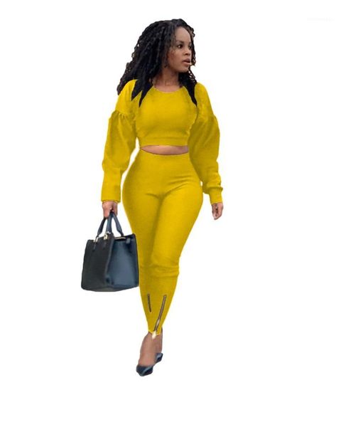 set fashion casual female clothing puff sleeve designer tracksuits spring autumn breathable sport zipper pants solid color, Gray
set fashion casual female clothing puff sleeve designer tracksuits spring autumn breathable sport zipper pants solid color, Gray