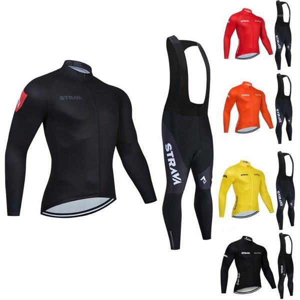 2020 strava men's cycling jersey long sleeve set mtb bike clothing maillot ropa ciclismo hombre bicycle wear 20d gel bib pants1, Black;blue
2020 strava men's cycling jersey long sleeve set mtb bike clothing maillot ropa ciclismo hombre bicycle wear 20d gel bib pants1, Black;blue