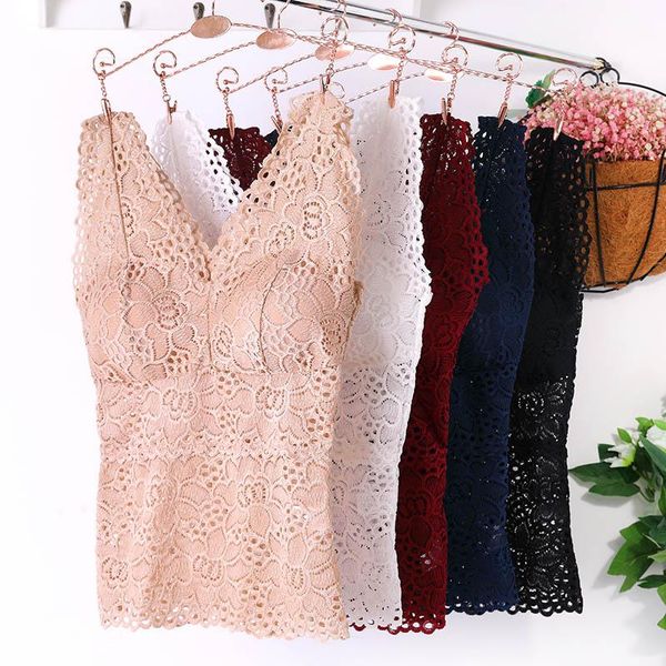 lace bottoming crop women floral embroidery cozy camisole female v neck vest breathable tank femme lingerie, Black;white
lace bottoming crop women floral embroidery cozy camisole female v neck vest breathable tank femme lingerie, Black;white