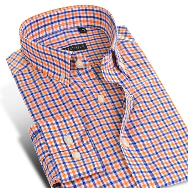 men's long-sleeve casual plaid checkered shirts comfortable cotton standard-fit button down collared gingham shirt y200408, White;black
men's long-sleeve casual plaid checkered shirts comfortable cotton standard-fit button down collared gingham shirt y200408, White;black