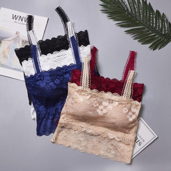 camisoles & tanks lace lingerie women padded crochet vest bralet casual woman underwear bralette lady bandeau crop female cami, Black;white
camisoles & tanks lace lingerie women padded crochet vest bralet casual woman underwear bralette lady bandeau crop female cami, Black;white